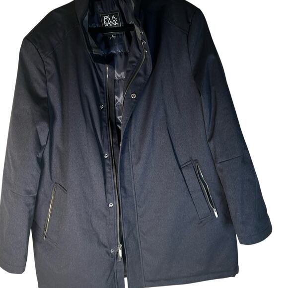 NEW Joseph A Bank weather repellentFall/Winter  Black coat Size XL - Picture 1 of 10